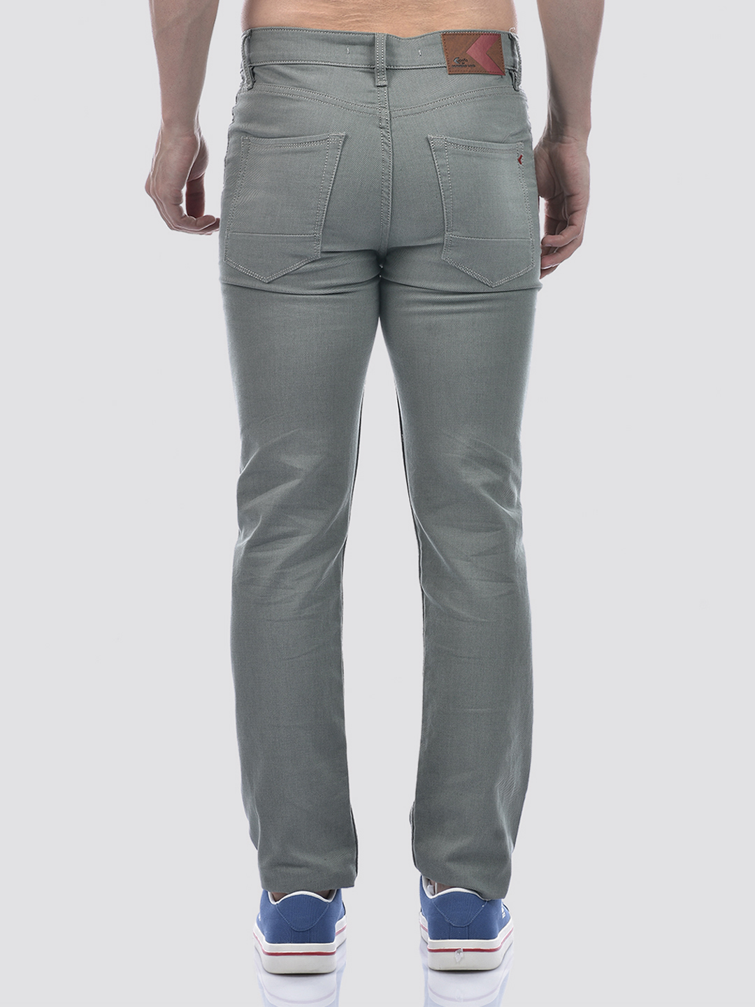 Numero Uno Men Solid Grey Jeans